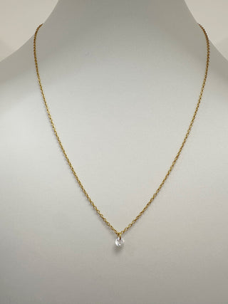 Abigail South Necklace- Dainty Crystal