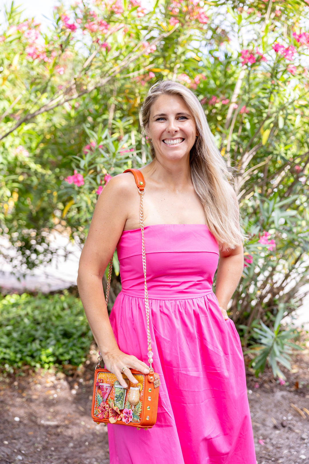 Pretty in Pink Strapless Dress