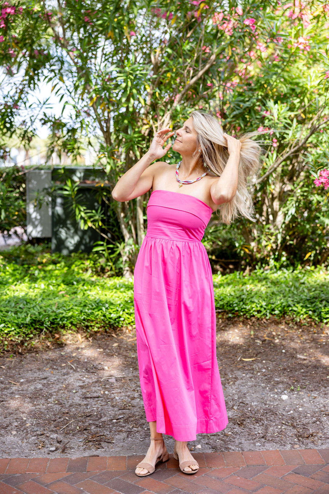 Pretty in Pink Strapless Dress