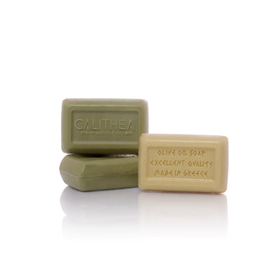 Calithea 3-Pack 100% Natural, Organic Olive Oil Soap 100% Pure